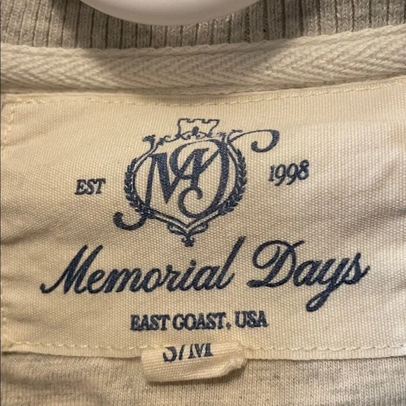 Gray Memorial Days Crewneck Sweatshirt - Picture 5 of 7